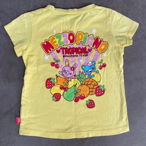 mezzo piano メゾピアノ Tシャツ 100 平成レトロ ミミ ポポ