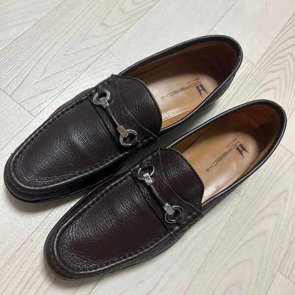MODE ET JACOMO ビットローファー ブラウン 26cm メンズ