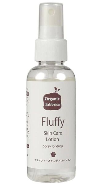 フラッフィースキンケアローション 100mL ペットスキンケアローション スプレー 肉球ケア 無添加 無香料 天然 涙やけケア