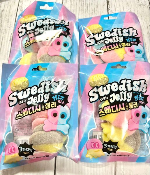 4個セット グミ 80g スウェディッシュ Swedish Style Jelly Mix スウェーデンキャンディ