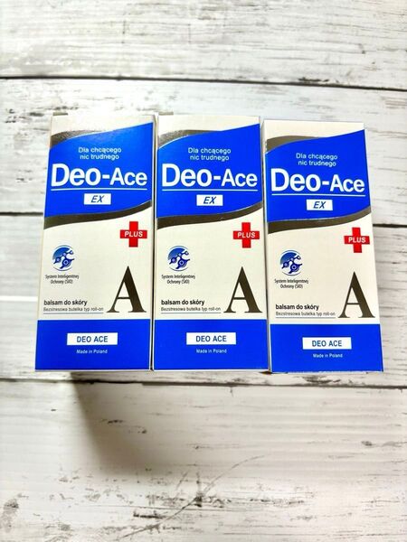 新品 3個セット デオエース EXプラス 40ml ロールオン 制汗剤 デオドラント