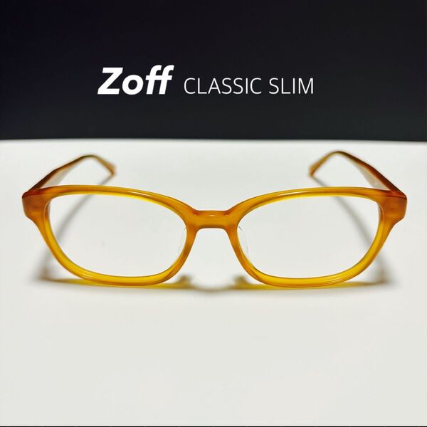 【美品】zoff ゾフ classic メガネフレーム 伊達メガネ