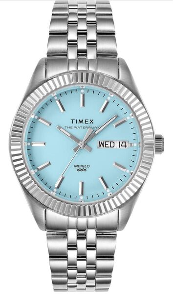 【新品・未使用・人気】TIMEX ウォーターベリー レガシー腕時計 文字盤ブルー
