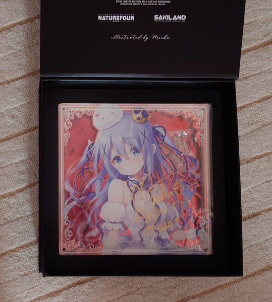 風林火山 チノちゃん アクリル複製原画 ご注文はうさぎですか? ごちうさ 直筆サイン入り mocha