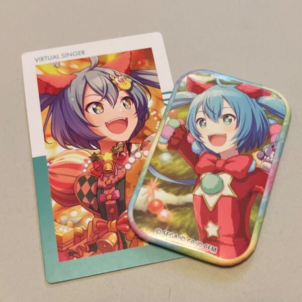 缶バッジ セット スクエア缶バッジ カード トレカ エピカ エピソードカード 初音ミク プロセカ ワンダショ