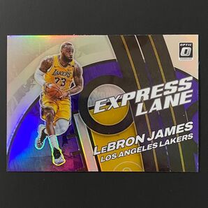 2021-22 Donruss Optic Lebron James Express Lane Purple Holo