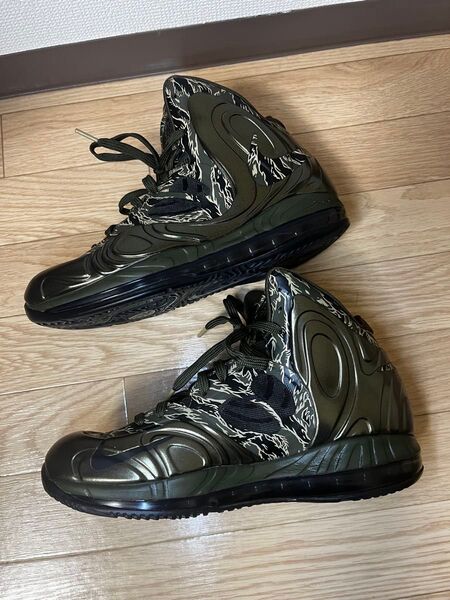 美品 ナイキ エアマックスハイパーポジット タイガーカモ 27.5センチNIKE