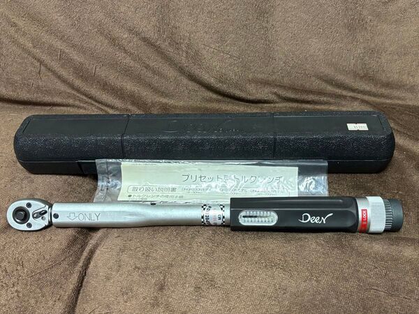 DeeN プリセット型トルクレンチ DNQR3100N モデル ケース付き ディーン 3/8 9.5mm (KTC スナップオン