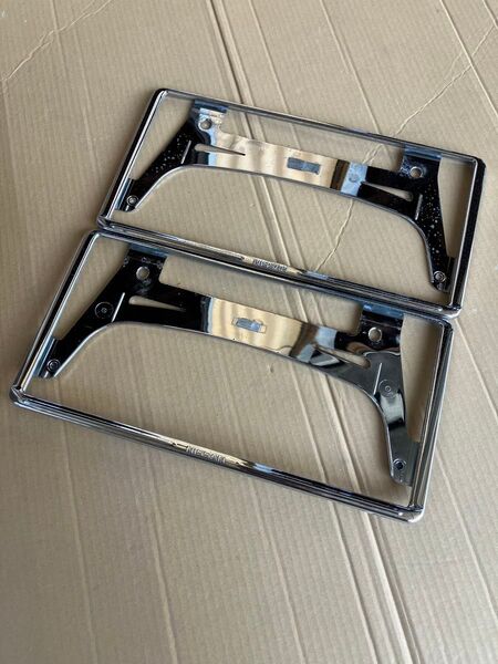 日産ナンバーフレーム2枚⑧