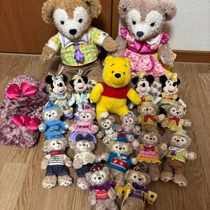 【ダッフィー・シェリーメイ・ミッキー・ミニー・プーさん】まとめ売り