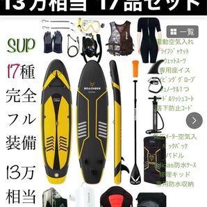 結局全て揃えると総額13万以上のフル装備をお得にまとめ sup サップ 16種 完全フルセット 新品未使用 初心者 男女兼用S〜M