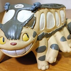 ジブリ となりのトトロ ネコバス プランター 小物入れ 置物
