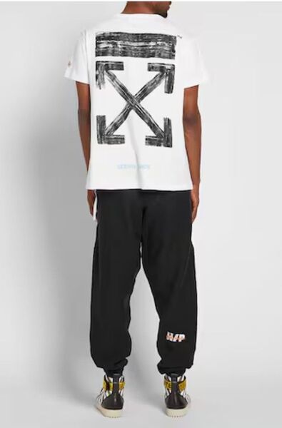 【希少■完売品■再生産なし】 Off-white Tシャツ オーバーサイズ ホワイト 白 サイズS半袖 アローロゴ