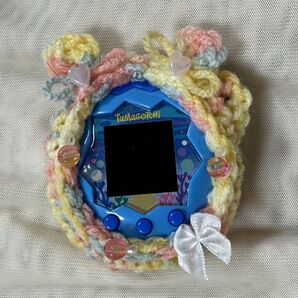ハンドメイド たまごっちパラダイス カバー リボンくまハート