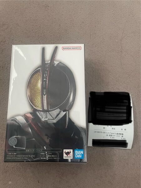 レシート付属 新品未開封品 S.H.Figuarts 真骨彫製法 仮面ライダーファイズ フィギュアーツ 仮面ライダー555 真骨頂