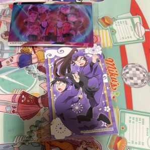 忍たま乱太郎 アニメイト 特典 カード 尾浜 久々知 ウエハース ドクタケ忍者隊 2点セット