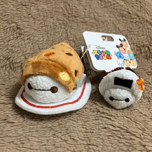 新品タグ付きツムツム ぬいぐるみ ベイマックス 2種セット
