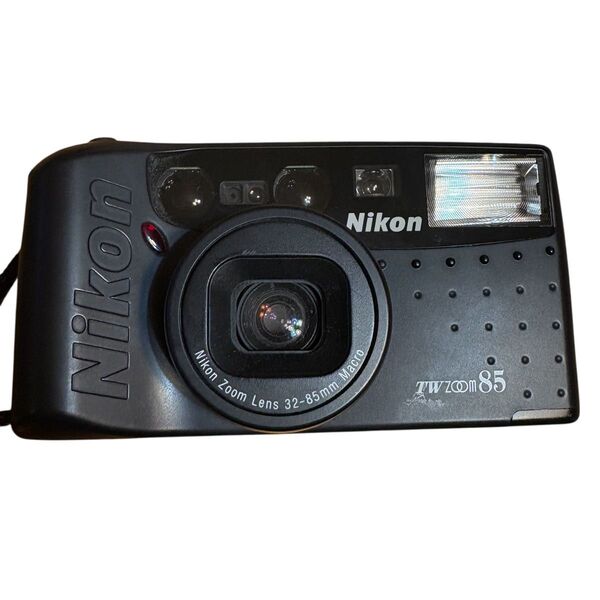 Nikon TW zoom85 フィルムカメラ ブラック コンパクトカメラ 完動品 動作品 電池付き