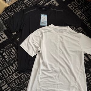 新品 workman ワークマン 氷撃冷感 -10°C半袖Tシャツ L ブラック ホワイト 2枚