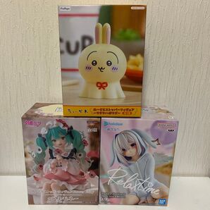 フィギュア3種セット 天音かなた 初音ミク ウラヤハボウズ