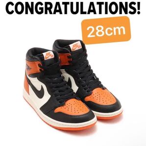 28cm Nike Air Jordan 1 Retro High OG Shattered Backboard (2025)