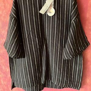 新品 タグ付 LEPSIM レプシム リネン 麻 フレアスリーブシャツ ブラウス トップス サイズフリー Tシャツ トップス