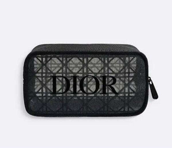 新品未使用 Dior メッシュ コスメ ポーチ ノベルティ ブラック
