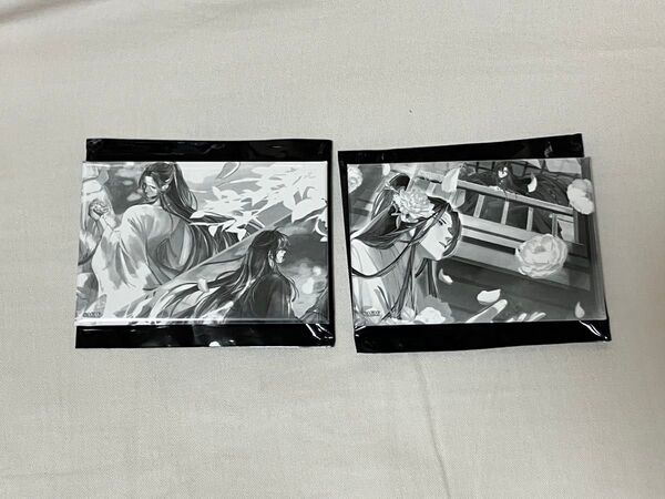 魔道祖師 五周年記念展 スクエアカンバッジ スクエア缶バッジ 魏無羨 藍忘機 忘羨
