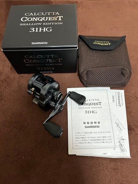 シマノ ベイトリール カルカッタコンクエスト シャローエディション 31HG 左 ベイトリール 24年モデル