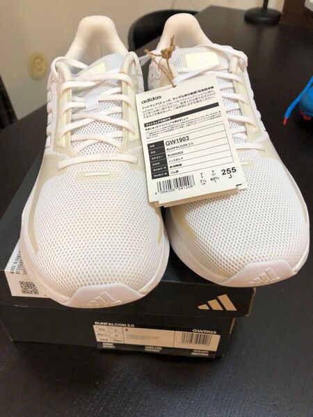 adidas RUNFALCON 2.0 ランニングシューズ 25.5cm 新品 GW1903 アディダス