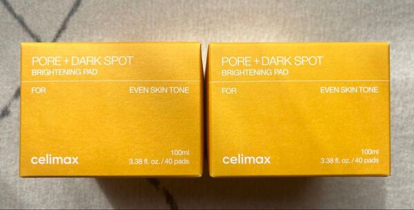 【celimax】ポアブライトニング シミケアパッド 40枚2個
