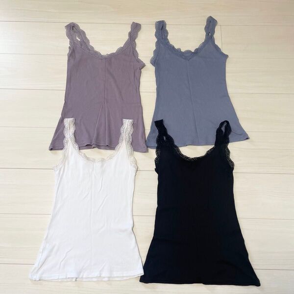 ユニクロ UNIQLOキャミソール インナー 4枚セット