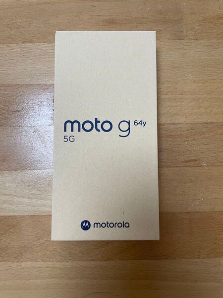 【新品未使用】motorola moto g 64y 5G スペースブラック A401MO ワイモバイル