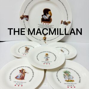 THE MACMILLAN 不思議な国のアリス パーティーセット 大皿1枚 小皿5枚 プレート ALICE 前畑陶器