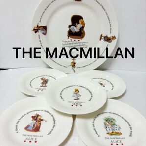 THE MACMILLAN 不思議な国のアリス パーティーセット 大皿1枚 小皿5枚 プレート ALICE 前畑陶器