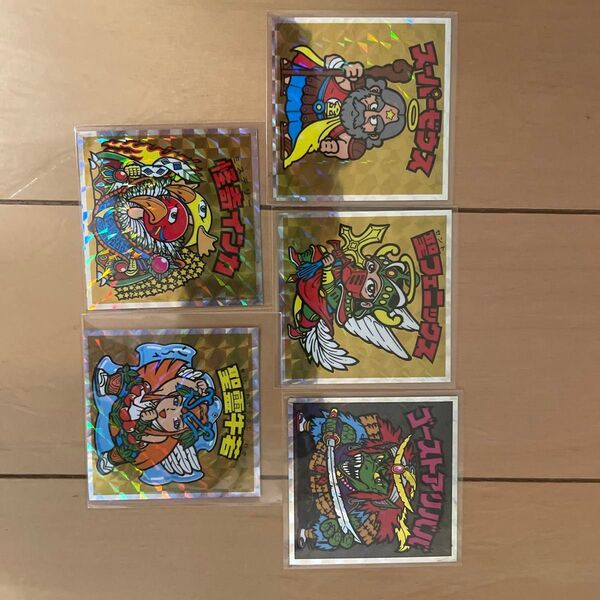 ビックリマンチョコ ヘッドだらけ ホログラムシール 5枚セット