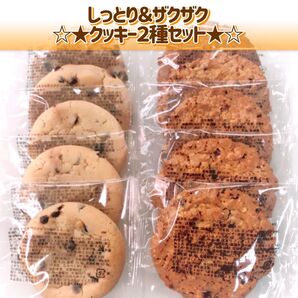 香月堂アウトレット しっとり&ザクザク!☆BIGサイズのクッキー☆ 2種セット