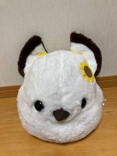 アミューズ ふくふく シマエナガ カラフルフラワーしまゑ ひまわり ぬいぐるみ
