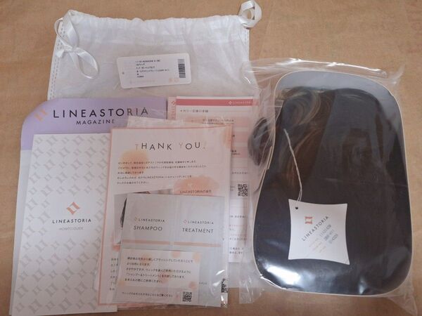 LINEASTORIA インナーカラーウェイブロング ダークブラウン×グレージュ