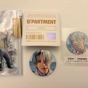 &TEAM D’PARTMENT YUMA君 アクリルキーリング 、缶バッジ、購入特典ホログラムステッカー