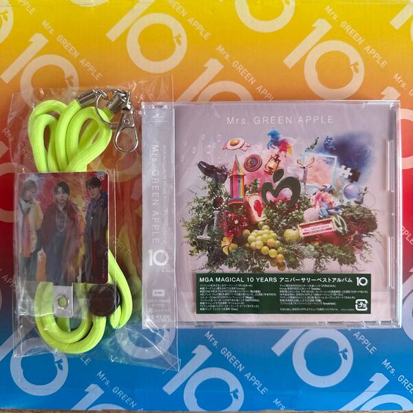 未開封 Mrs. GREEN APPLE CD 10YEARS アニバーサリーベストアルバム スマホショルダー