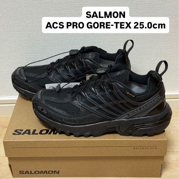 SALOMON サロモン ACS PRO GORE-TEX ゴアテックス BLACK 25.0cm