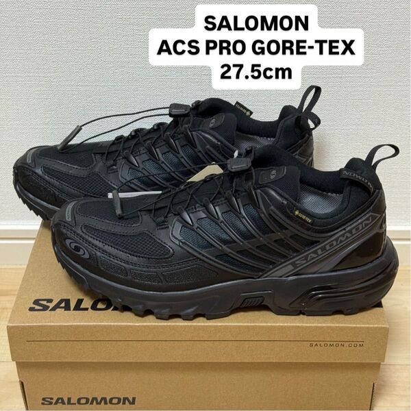SALOMON サロモン ACS PRO GORE-TEX ゴアテックス BLACK 27.5cm