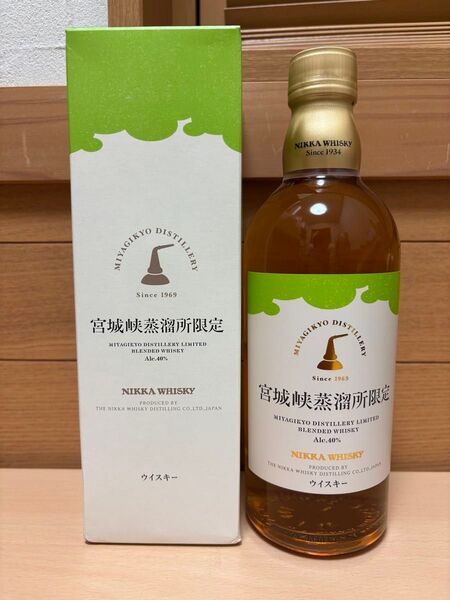 ニッカ 宮城峡蒸留所限定 ブレンテッドウイスキー 500ml 40度 未開封品 専用箱付き 状態良好