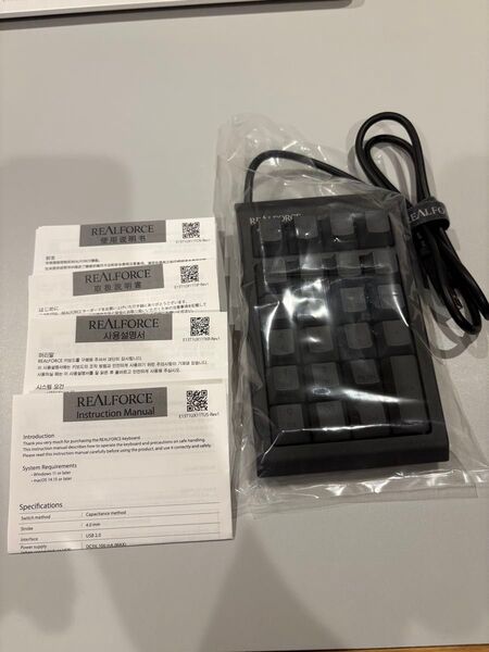 REALFORCE RT1 テンキー ブラック
