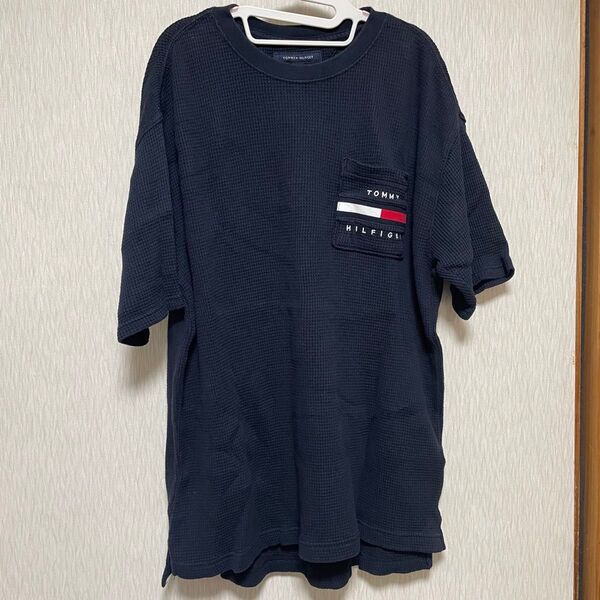 TOMMY HILFIGER ネイビー Tシャツ M トミーヒルフィガー 半袖