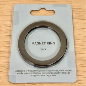 【1個】MagSafeリング ホルダー 黒 ブラック 壁側 シール iPhone マグセーフ ウォールマウント マグネット