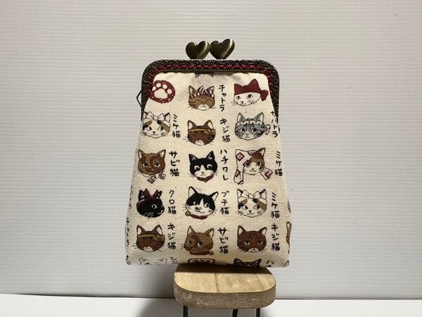 ハンドメイドがま口ポーチ・タバコケース