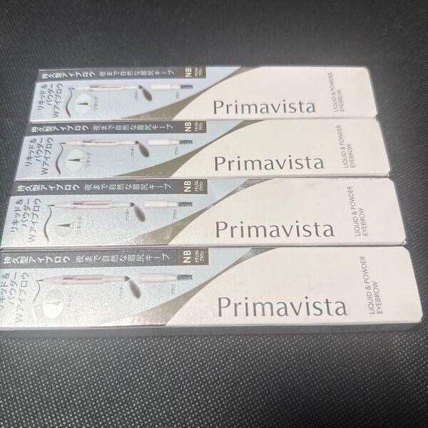 Primavista スタイルロック アイブロウ リキッド&パウダー ナチュラルブラウン NB 4個セット 新品未開封