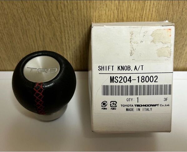 【美品】TRD本革シフトノブ トヨタTOYOTAハチロクMS204-18002 86 zn6/BRZ zc6 ※送料無料